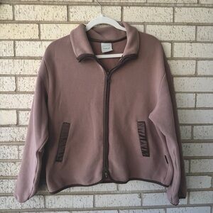 Varley Mauve Bomber Jacket
